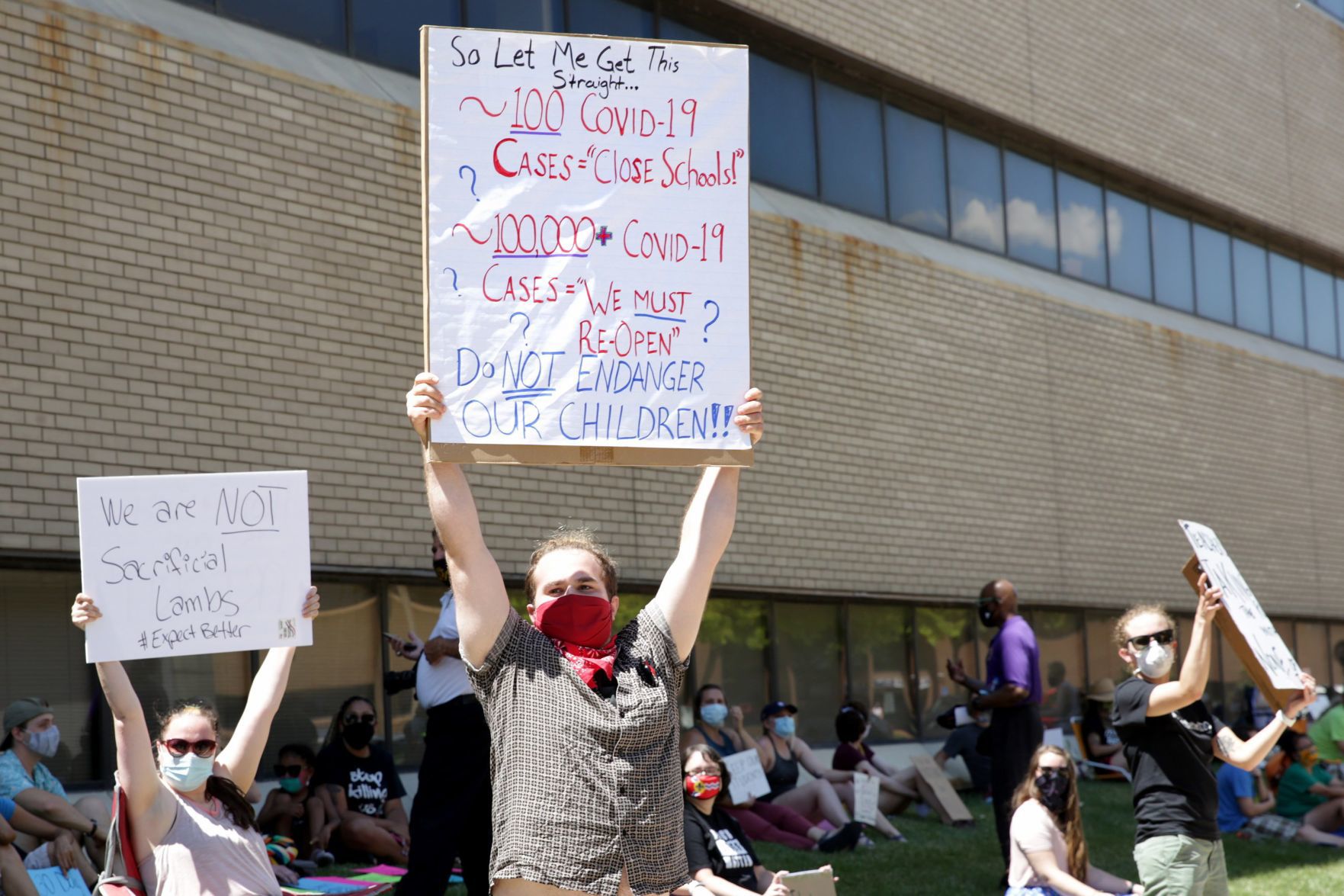 St. Louis Public School teachers hold sit-in